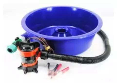 Blue Bowl Concentrator - The D. A. M. Gravity Concentrator