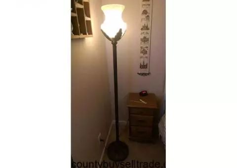 antique floor lamp in Evans